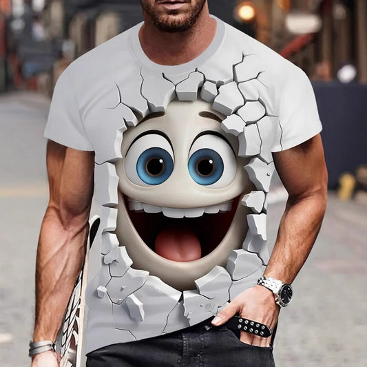New Vintage Style Men's Comfortable Short-Sleeve Casual Tee