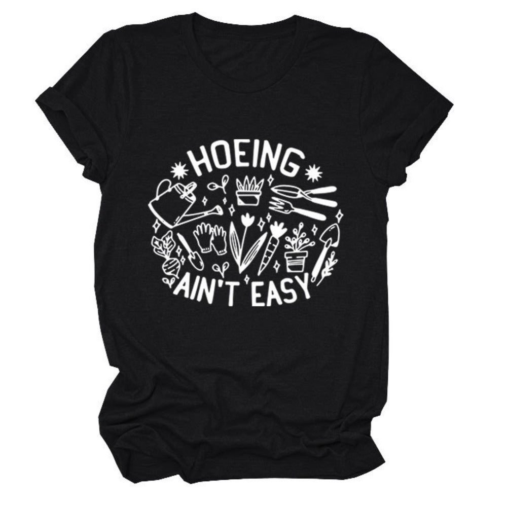 Men's Customizable 2D Printed Pure Cotton Short-Sleeve Tee