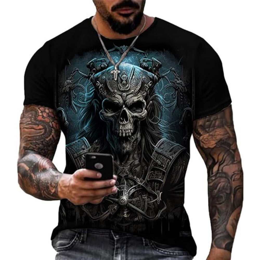 New Hot Selling 3D Digital Print Adult Men's T-Shirt