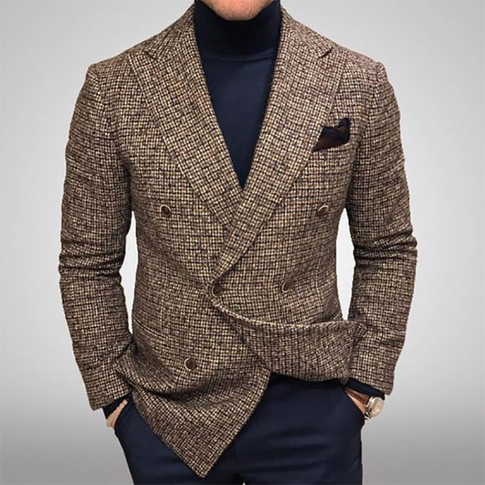 Casual Gentleman's Plus Size Suit Jacket