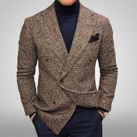 Casual Gentleman's Plus Size Suit Jacket