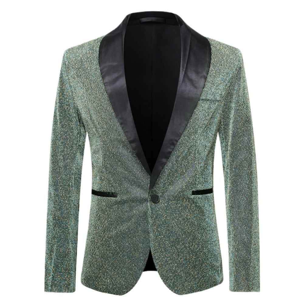 EuroSize Men's Autumn StageBarParty GoldThread Emcee Tuxedo