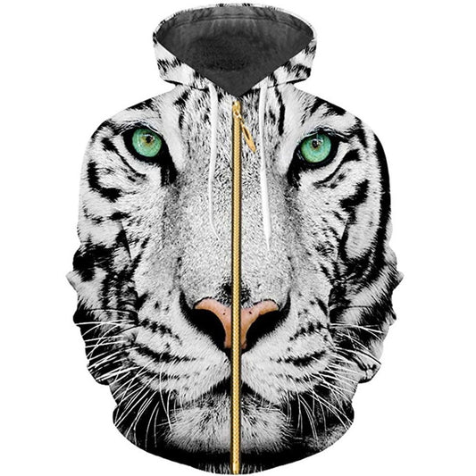 Anime Zip-Up Hoodie 3D Print Couple's Baseball Jacket