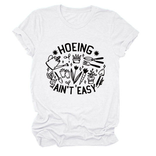 Men's Customizable 2D Printed Pure Cotton Short-Sleeve Tee