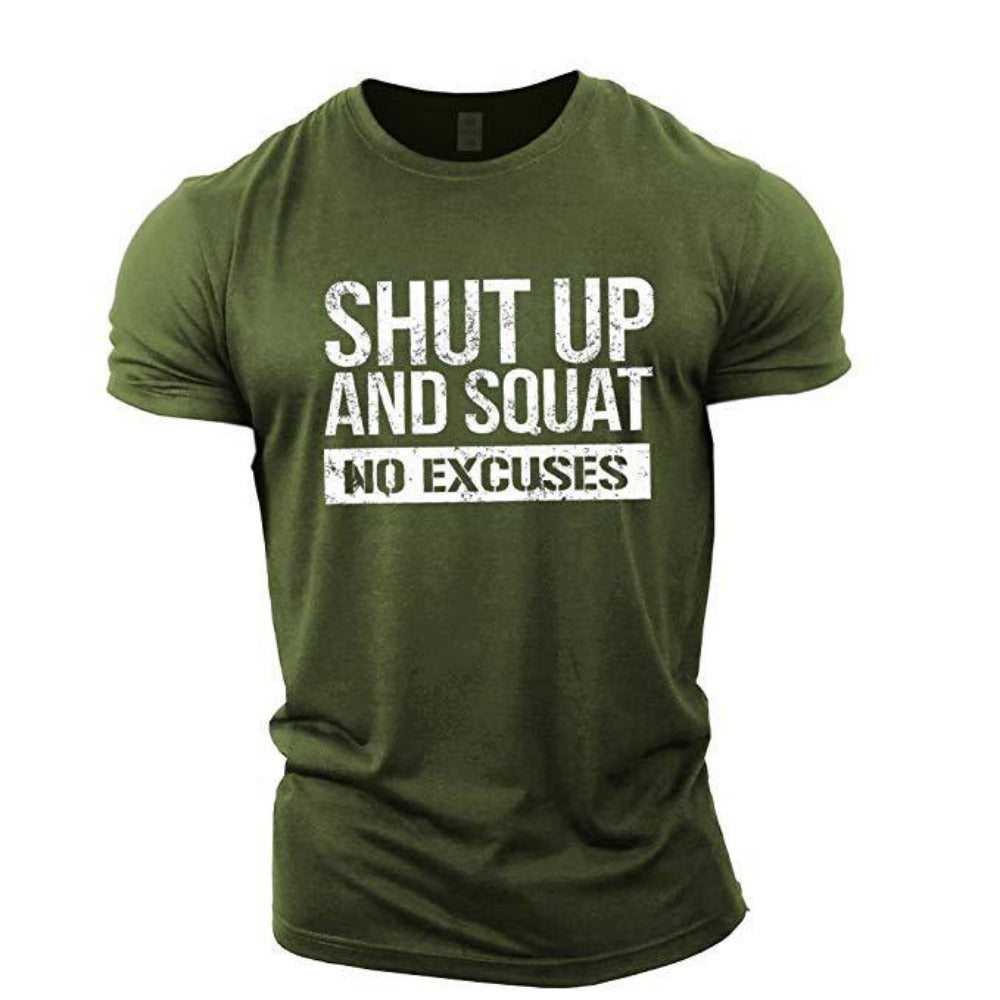 Summer Men's 3D Digital Print Round-Neck Trendy Casual Tee
