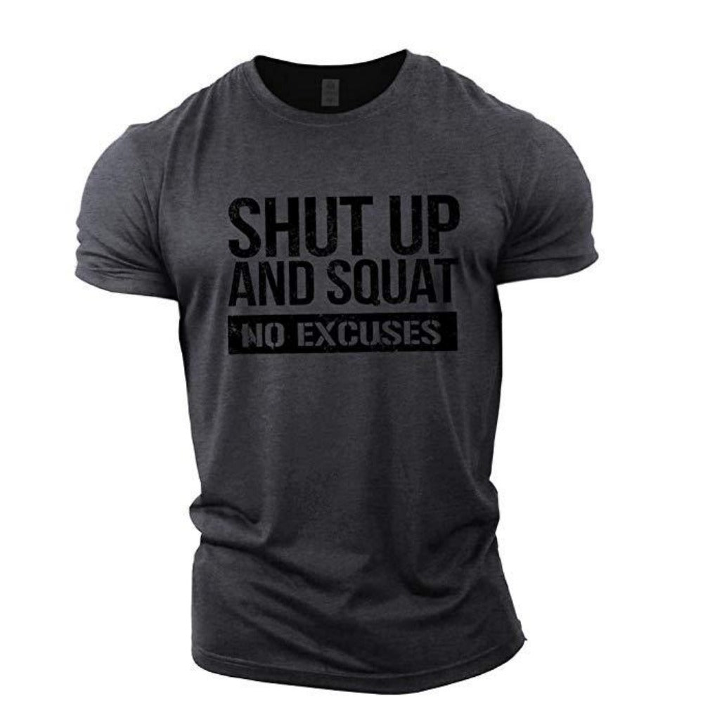 Summer Men's 3D Digital Print Round-Neck Trendy Casual Tee
