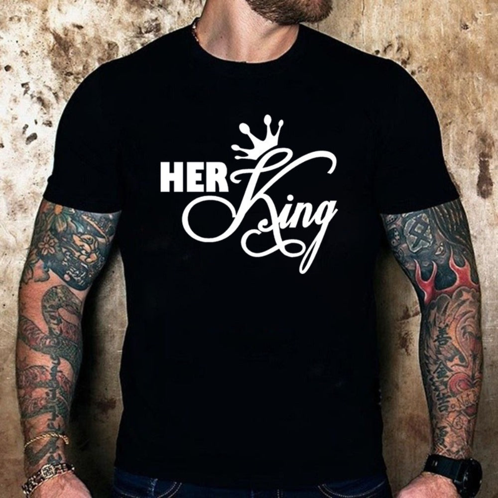 Funny 3D Print Men's Summer Loose Round-Neck Casual Tee
