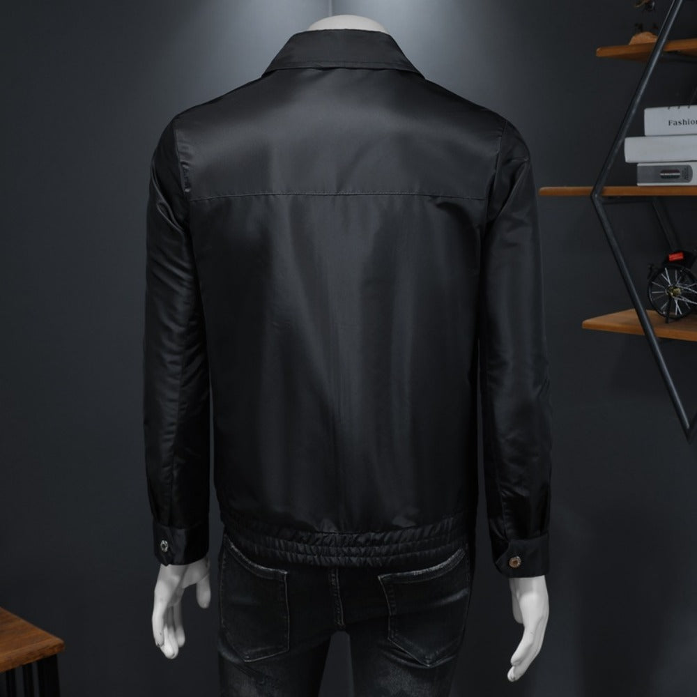 New High-Quality Lapel Casual Jacket Multi-Pocket Trendy Coat