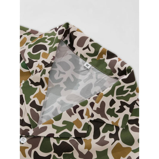 New Men's Camouflage Print Short Sleeve Shirt
