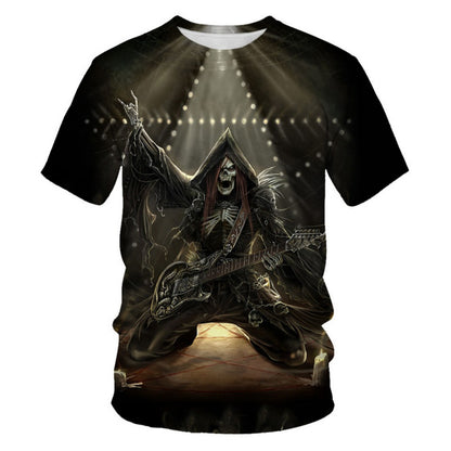 New Fishing-Themed 3D Print Men's Long-Sleeve Cross-Mirror Sportswear