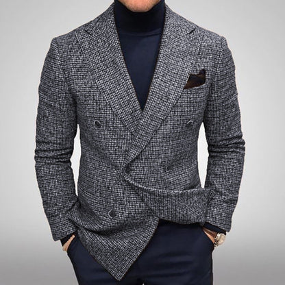Casual Gentleman's Plus Size Suit Jacket