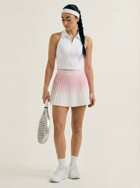 Women's Padel Tennis Zip-Racer Tops