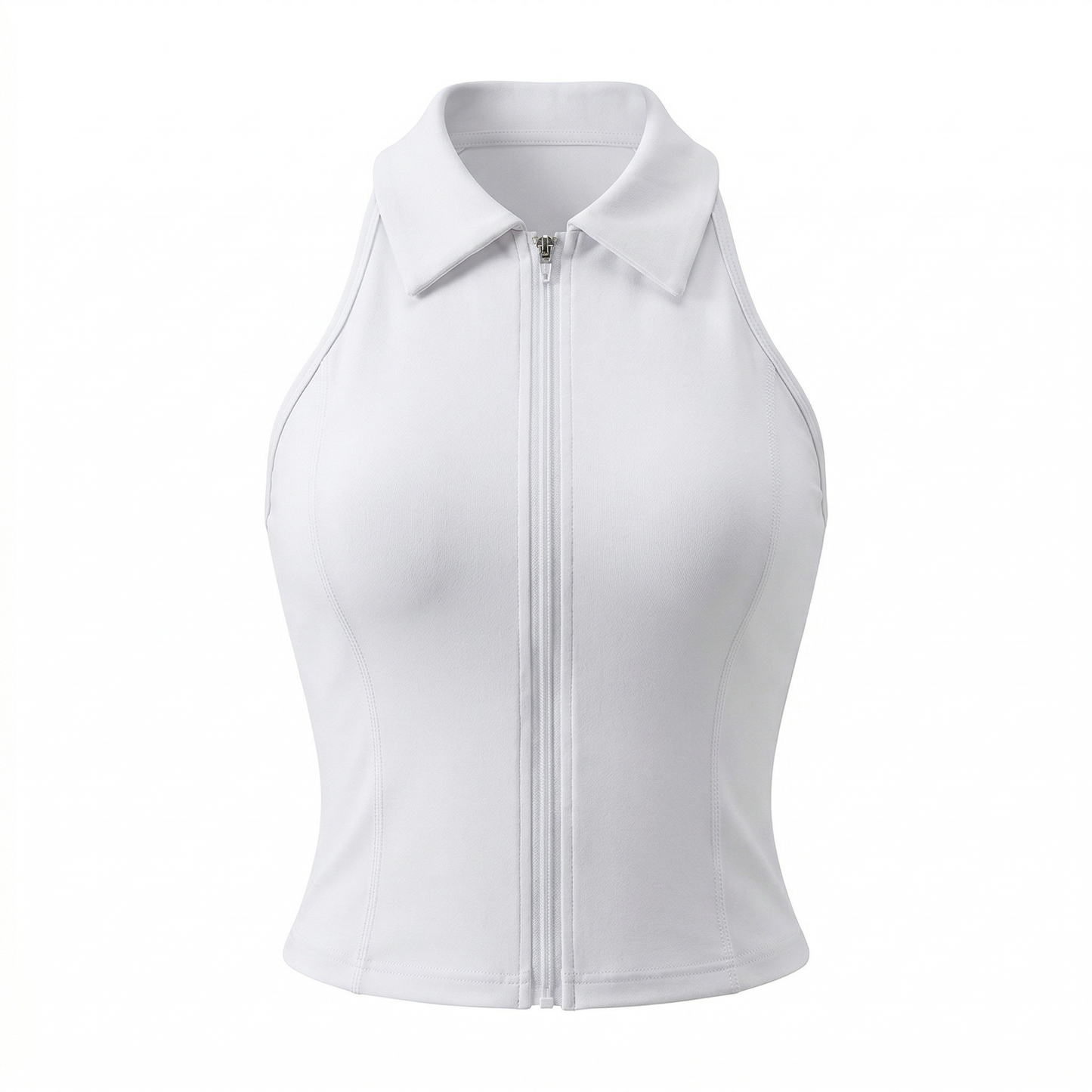 Women's Padel Tennis Zip-Racer Tops