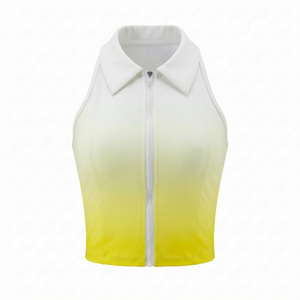 Women's Padel Zip-Racer Tops.