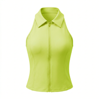 Women's Padel Tennis Zip-Racer Tops