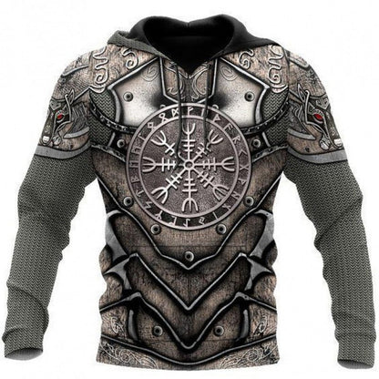 Men's Bohemian Animal Print 3D Hoodie Casual Streetwear