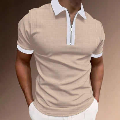 Summer Men's Polo Shirt Button Short Sleeve New Style