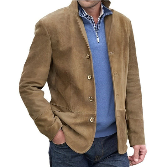 New Lapel Retro Casual Men's Jacket