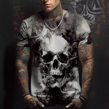 3D Graphic Skeleton Men's T-Shirt (New Arrival)