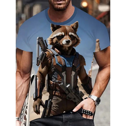 Fashionable High-Quality Men's Short-Sleeve Casual T-Shirt