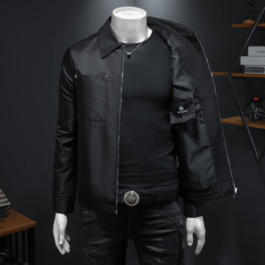 New High-Quality Lapel Casual Jacket Multi-Pocket Trendy Coat