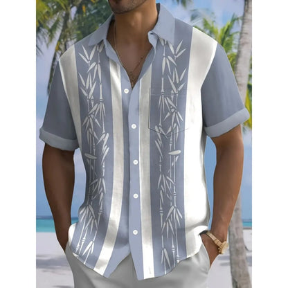 3D Printed Fashion Men's Pocket Casual Comfort Shirt