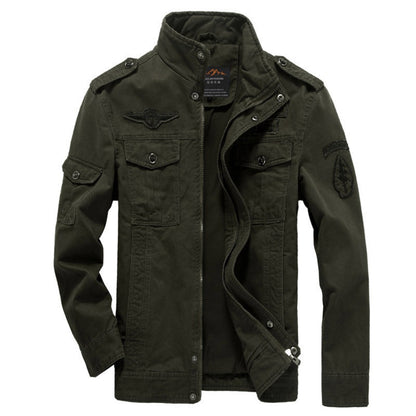 Men's Slim-Fit Workwear Pilot-Style Jacket