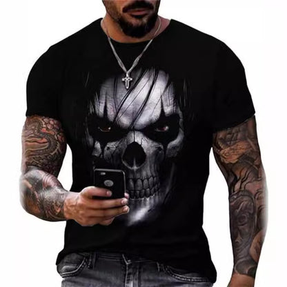 New Hot Selling 3D Digital Print Adult Men's T-Shirt