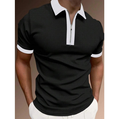 Summer Men's Polo Shirt Button Short Sleeve New Style