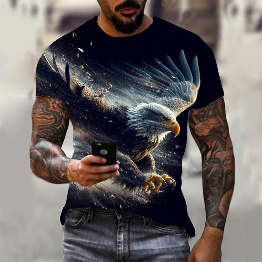 2023 Summer Men's Minimalist Breathable Casual Short-Sleeve Tee