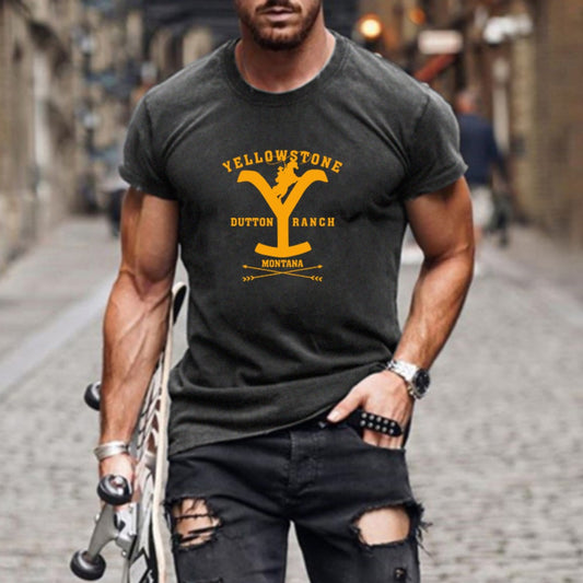 Printed Pure Cotton Men's T-Shirt