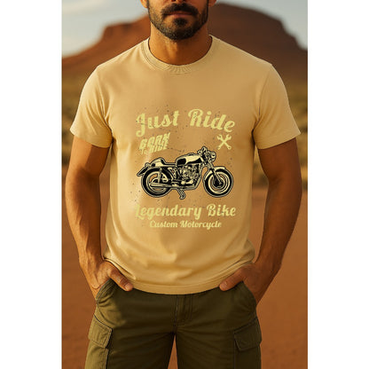Funny 3D Face Print Oversized Men's Summer Round-Neck Tee