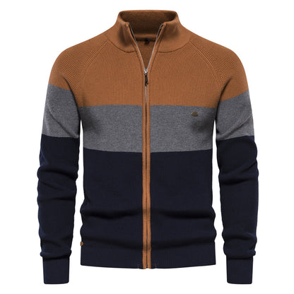2025 Fall & Winter Men’s Knit Cardigan - High-Quality Trendy Sweater Jacket for Men