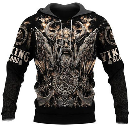 Best Seller Viking Myth 3D Print Men's Hoodie