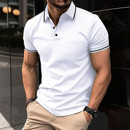 Ins Summer Style Fashion Turn-Down Collar Short Sleeve Polo Digital 3D Print Button Sport Polo Shirt