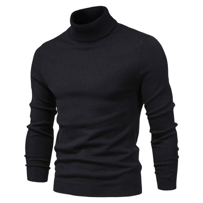 New Men’s Base Layer Turtleneck Slim Fit Casual Knit Sweater