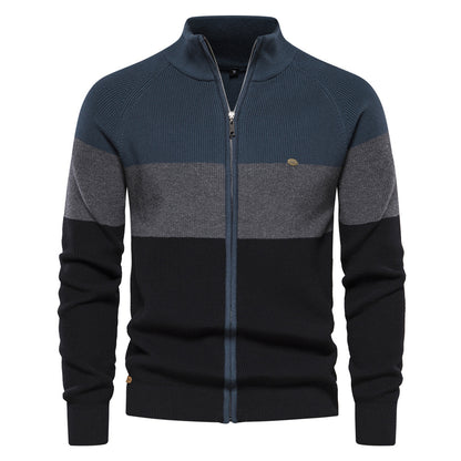 2025 Fall & Winter Men’s Knit Cardigan - High-Quality Trendy Sweater Jacket for Men