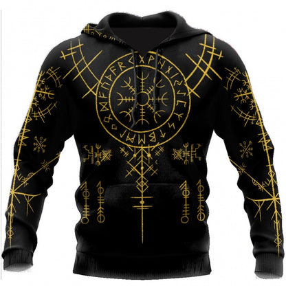 Viking Armor 3D Print Men's Hoodie Street Fashion