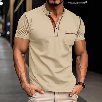 Summer Men's Wear Short Sleeve Polo Shirt Men's Polo Shirt Top
