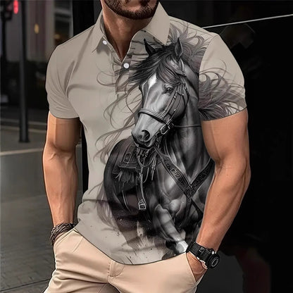 Golf Polo Animal Print Shirt 3D Print Polo Independent Site Hot Seller Bestseller