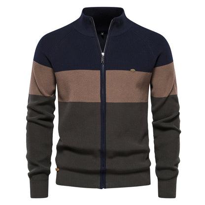 2025 Fall & Winter Men’s Knit Cardigan - High-Quality Trendy Sweater Jacket for Men