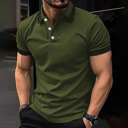 3D Digital Print Summer Men's Loose Short Sleeve Polo Shirt Simple Casual Daily Multi-Color