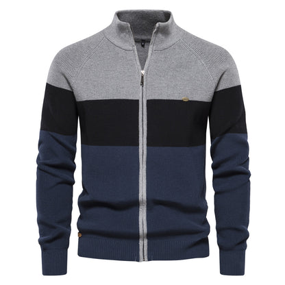 2025 Fall & Winter Men’s Knit Cardigan - High-Quality Trendy Sweater Jacket for Men