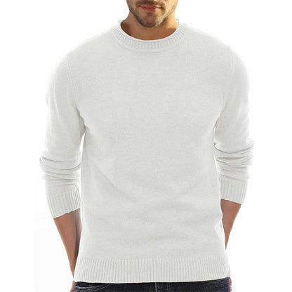 Men's Sweater Wholesale Short-Sleeve Knitted Sweater Thickened High Neck Base Layer