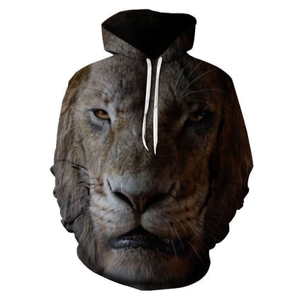 Lion King Simba 3D Print Men's Hoodie Anime Streetwear