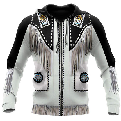 Men's Full-Zip Hooded Jacket Printed Outdoor Casual 3D Print Sporty Hoodie