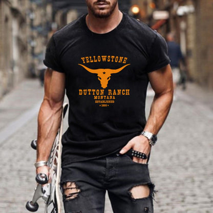 Printed Pure Cotton Men's T-Shirt