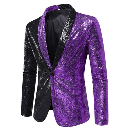 Performance Sequined ColorBlock Suit  NightclubHostPhotography Studio EuroSize