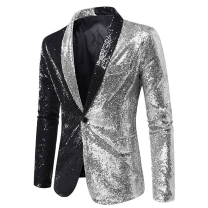 Performance Sequined ColorBlock Suit  NightclubHostPhotography Studio EuroSize