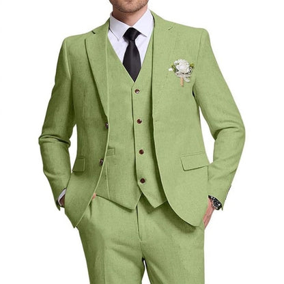 Men's ThreePiece Suit Set  BanquetBusinessCasualWedding Slim Fit